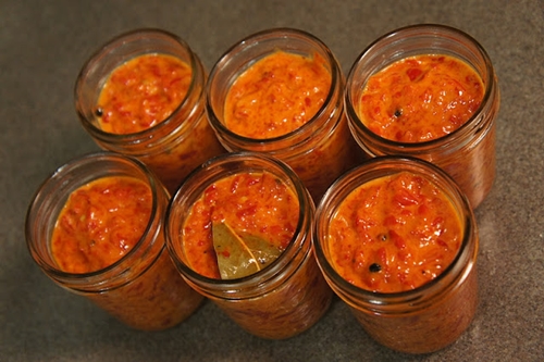 Foto recept na zachování bulharského pepře na zimu