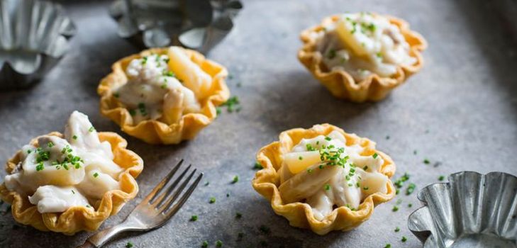 Odrůdy výplní pro tartlets