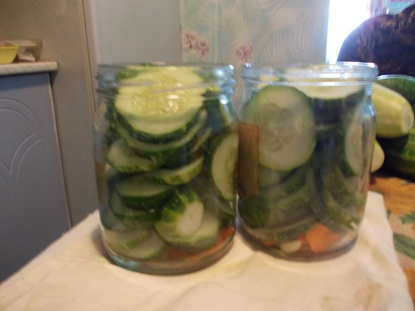 Chutné okurky s česnekem na zimu
