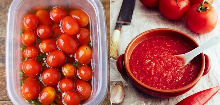 Rajčata s česnekem na zimu, recepty. Sklizeň rajčat s česnekem na zimu: recept na rychlé vaření, bez sterilizace, solené bez koupání