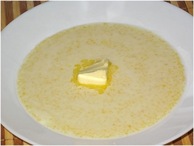 cereálie s máslem