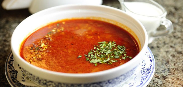 Soup-harcho - recept s kuřecím masem