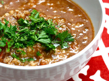 Soup-harcho - recept s kuřecím masem