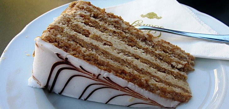 Dort pro Nový rok: dort esterhazy, recept s fotografií