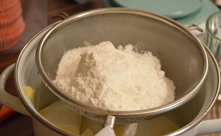 Tvarohový a smetanový krém, recept s fotografií