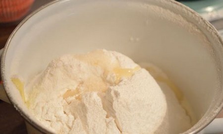 Tvarohový a smetanový krém, recept s fotografií