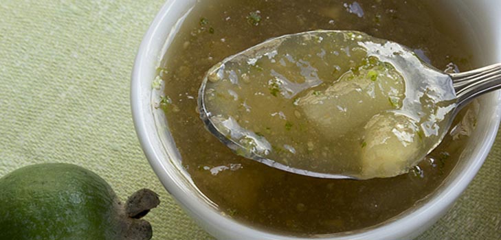 Jam z feijoa bez vaření, recept na živé džemy s fotografií