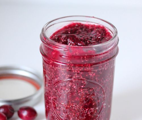 Jam s brusinkami a pomeranči