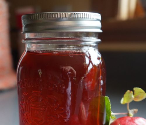 Jam z jablek a chokeberry
