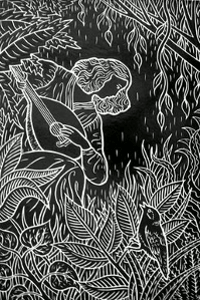 Sgraffito - dekorativní řezba na omítce Sgraffito - dekorativní řezba na omítce